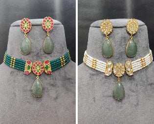 Regal Emerald Layer Necklace