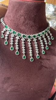 Antique Emerald Collar Necklace